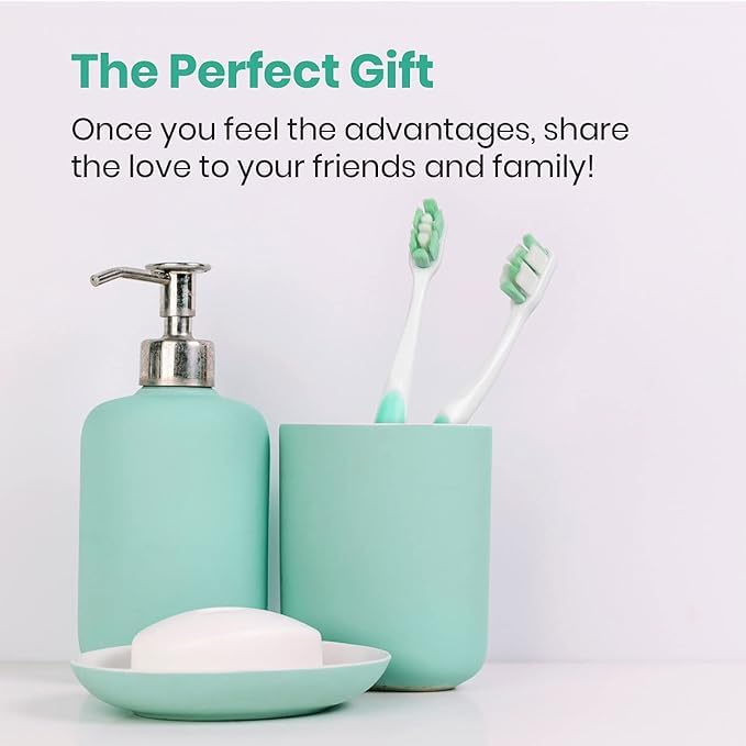 Lindo Ultrafine Toothbrush for Sensitive Gums - 4 Pack, 12,000+ Bristles