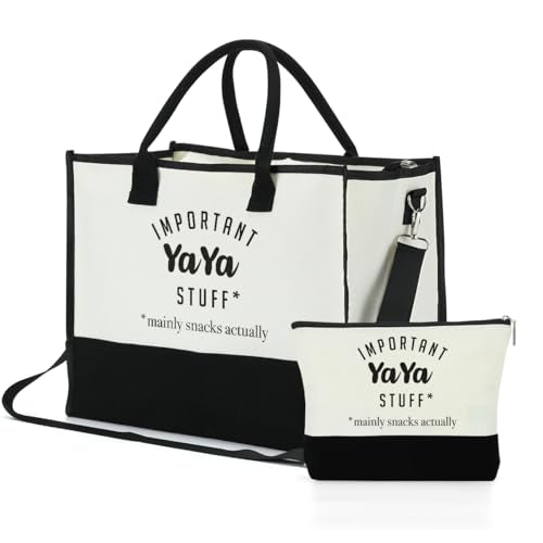 Forbidden Paper Grandma Tote Bag and Makeup Bag Set for Travel