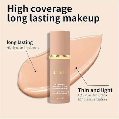 BARUBT 4-in-1 Color Changing Liquid Foundation SPF 50 - 1.41 fl oz