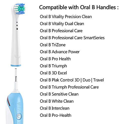 16 Pack Replacement Toothbrush Heads for Oral B Electric Precision Clean