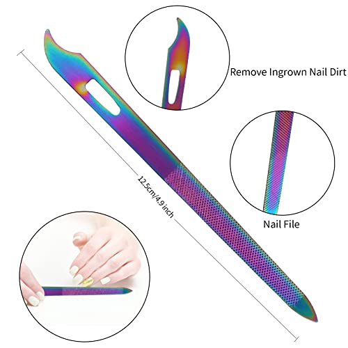 SoHai Cuticle Trimmer & Pusher Set - Stainless Steel Nail Care Tools