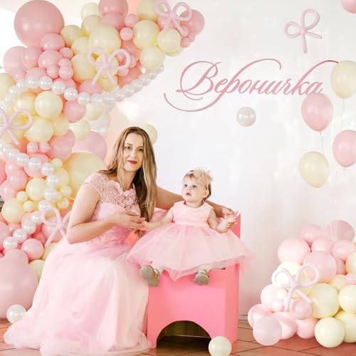CROSSFINGERS Pastel Balloon Arch Garland Kit for Parties