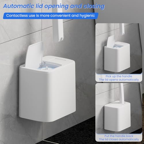Ariie Toilet Cleaning System with 24 Disposable Brush Refills