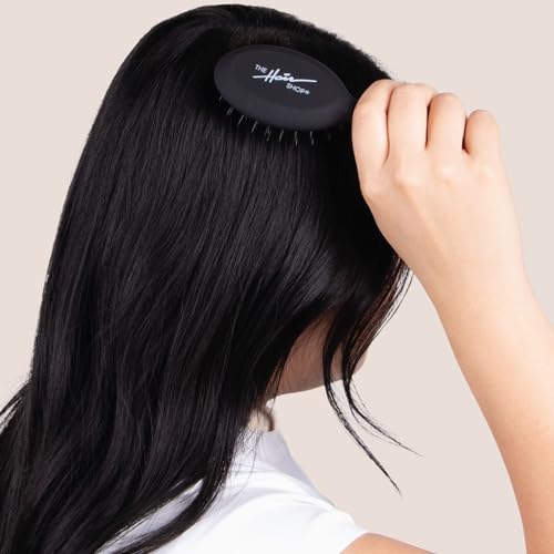 Mini Black Loop Brush for Human & Synthetic Hair Extensions