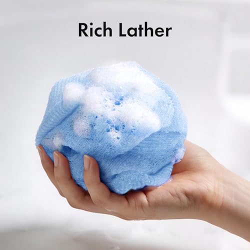 Bathway Exfoliating Washcloth Set - 36.81-Inch Back Scrubber Towel