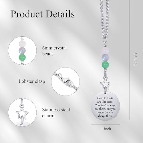Crystal Rear View Mirror Charm for Best Friend Gifts
