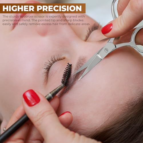 Utopia Care Stainless Steel Eyebrow Scissors for Men & Women