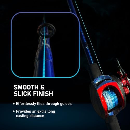 Braided Fishing Line - Pro Grade Power for Saltwater & Freshwater | High Visibility Colored Braid