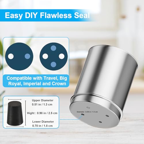 Berkey Water Filter Replacement Kit - 4 Wing Nuts, Washers & Plugs