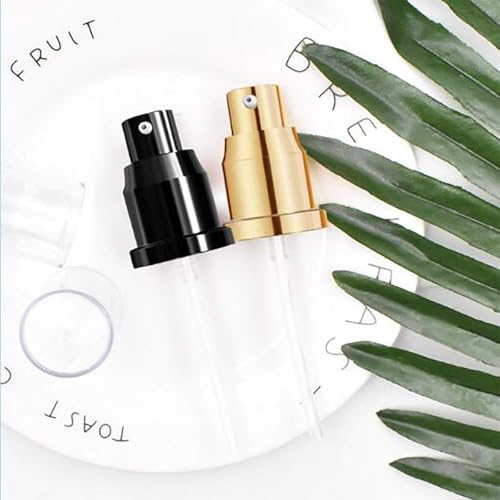 LUFOX 2Pcs Foundation Pump for Maybelline Fit Me Liquid Foundation Black+Gold