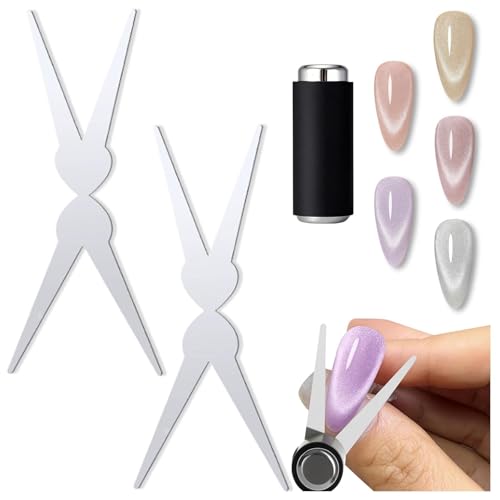 Cat Eye Nail Magnet Set - 3PCS Stainless Steel French Nail Tool