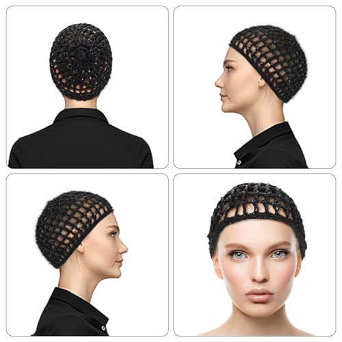 Adjustable Mesh Wig Cap for Thick Long Hair – Braided Crochet Weaving