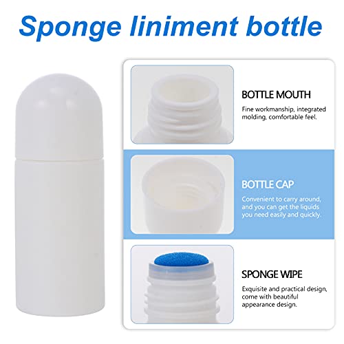 8pcs Travel Silicone Applicator Bottles 50ml for Cosmetics Perfume & Essential Oils