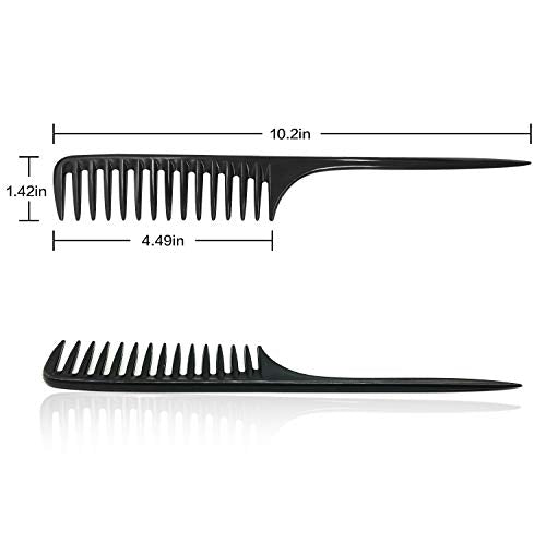 Wapodeai Wide Tooth Detangling Comb - Anti-Static & Heat Resistant