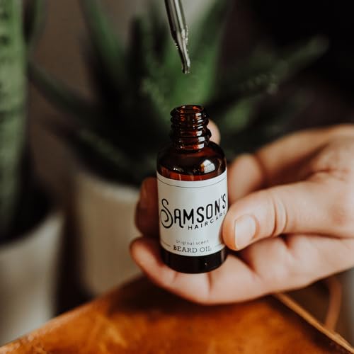 Samson's Beard Oil - Moisturizing & Soothing for Dry Skin, 1 oz