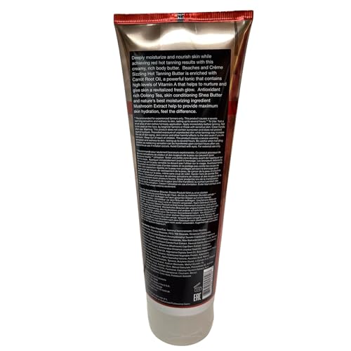 Pro Tan Beaches & Creme Sizzling Hot Tanning Butter 8.5oz - Tingle Heated Lotion for Darker Tan