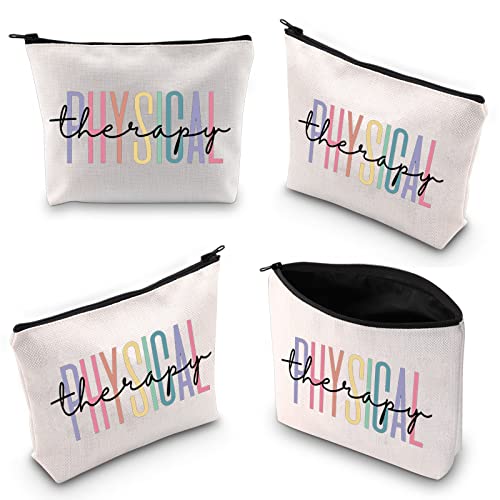 BLUPARK Multicolor Marble Cosmetic Bag - Travel Pouch for Physical Therapy