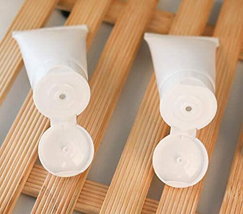 20PCS 80ml Travel Squeeze Bottles with Flip Caps - Plastic Cosmetic Containers