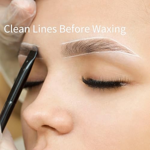 Ink Permanent Eyebrow Mapping Kit with White Paste, Precision Brush & Cotton Swabs