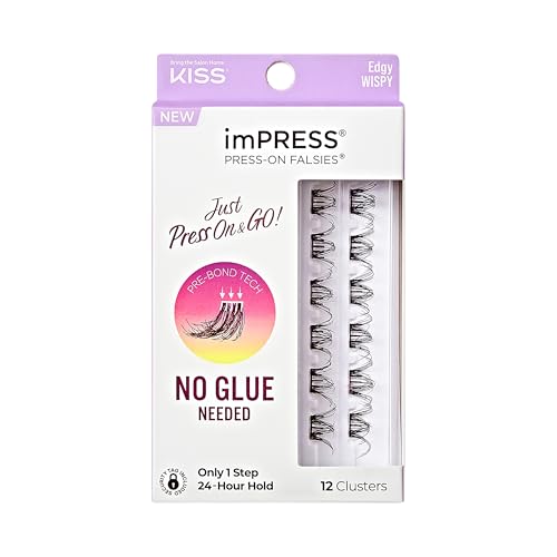 KISS Impress Falsies Self Adhesive Eyelashes - Natural Volume 14-16mm