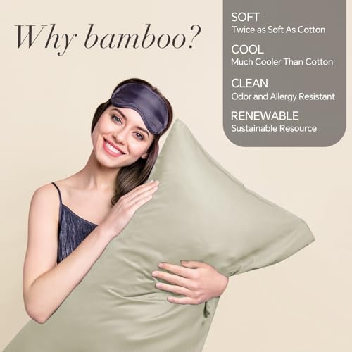 BEDELITE Cooling Body Pillowcase - Bamboo Rayon, 20"x54"