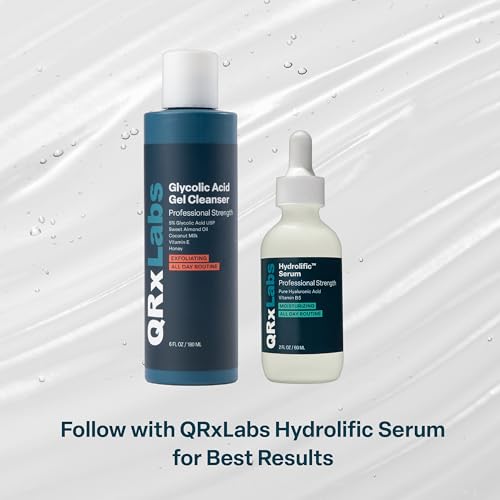QRxLabs Glycolic Acid Face & Body Wash - 5% AHA Cleanser 6oz