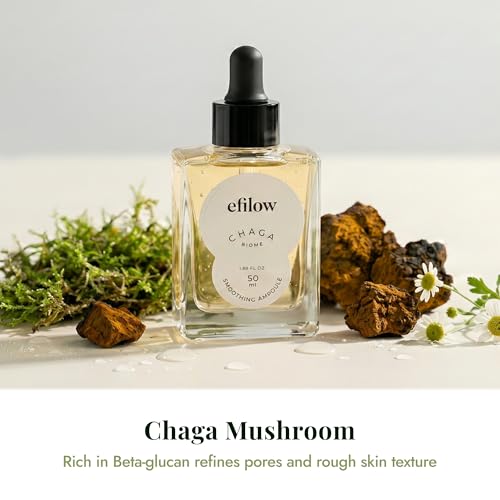 efilow Chaga Mushroom Biome Ampoule - Pro-Aging Face Serum for Skin Repair