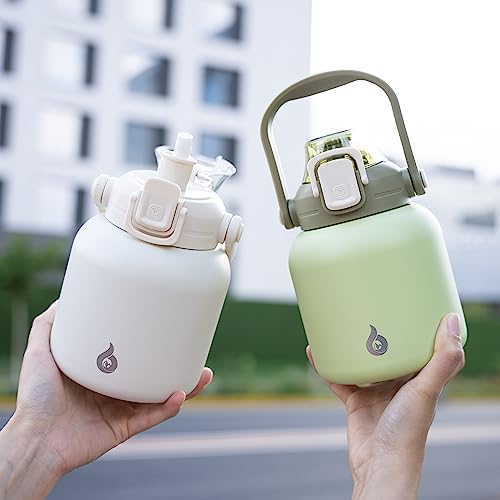 BJPKPK 20oz Insulated Stainless Steel Water Bottle with Straw Lid - Leakproof & BPA-Free for Gym & Outdoor