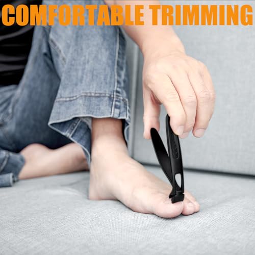 Heavy Duty Angled Head Nail Clippers - 5PCS Professional Kit for Seniors