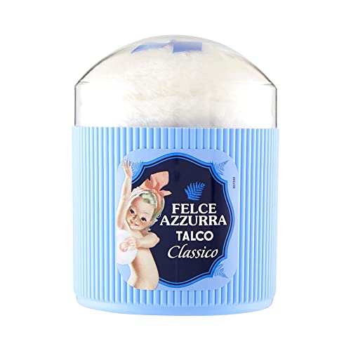Felce Azzurra Classic Talcum Powder 250g with Applicator Puff