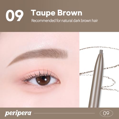 Peripera Speedy Skinny Brow Pencil - 1.5mm Precise Eyebrow Makeup