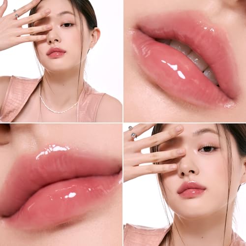 rom&nd Glasting Color Gloss | Plumping Lip Oil in Peony Ballet