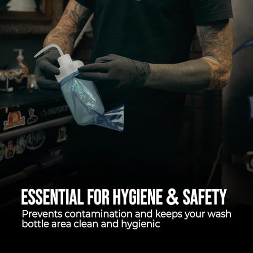 Denergy Tattoo Bottle Bags 250ml - 250pcs Disposable Squeeze Covers