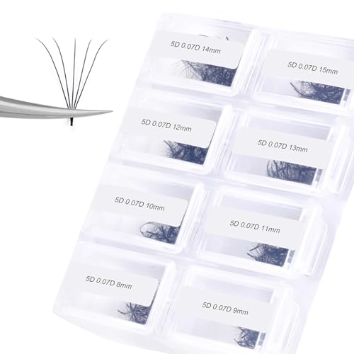FADLASH 600pcs 5D D Curl Wispy Lash Extensions - Natural Look