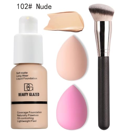 BAISEN DIARY All-in-One Makeup Kit SetA with Eyeshadow, Foundation, Brushes & More