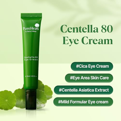 Pureheal's Centella 80% Eye Cream - Lightweight Hydrating Gel, 30ml