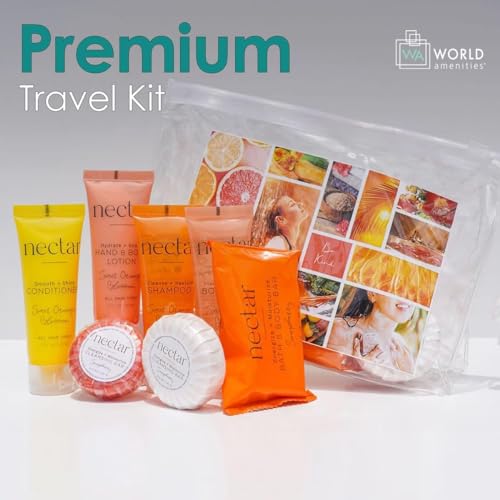 Nectar Mini Travel Toiletries Kit - Sweet Orange Blossom (Pack of 2)