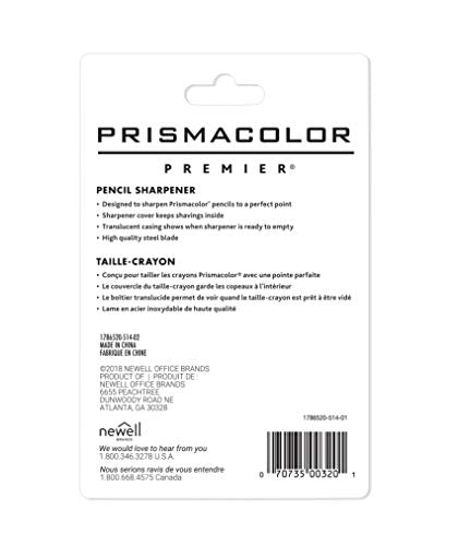 Prismacolor Premier Pencil Sharpener - 2-Blade Art Sharpener (Pack of 18)