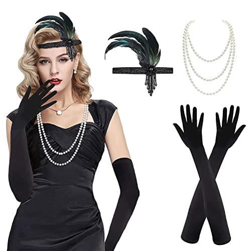 1920s Vintage Accessories Set Gatsby for Women