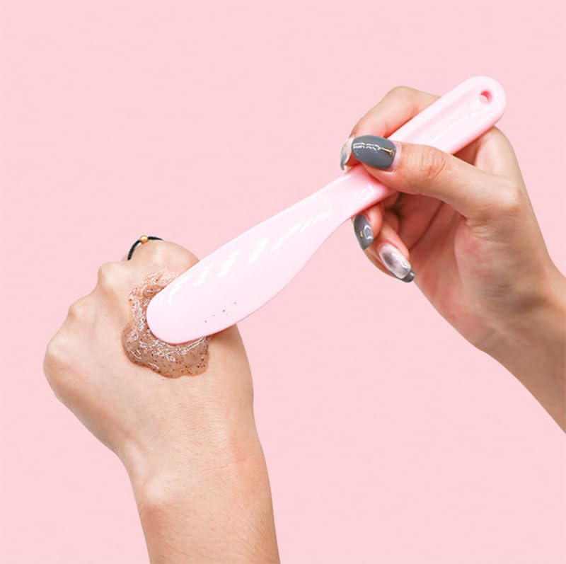 AKOAK Disposable Makeup Mixing Spoons 10 Pcs - Hygienic Cosmetic Spatulas for DIY Skincare & Makeup