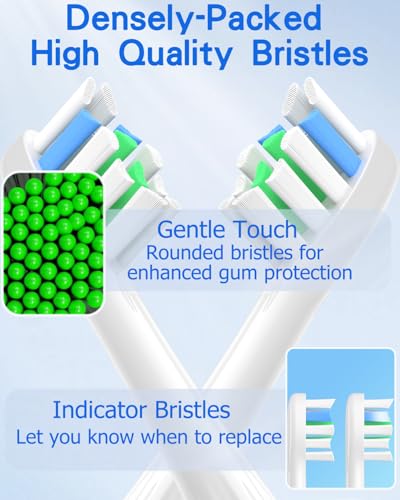 8 Replacement Brush Heads for Waterpik Sonic Fusion 2.0 SF-01W SF-02W