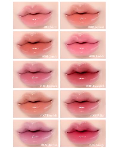 CORALHAZE Volumizing Lip Fondue 08 Polite - Hydrating Glossy Lip Oil, 2g