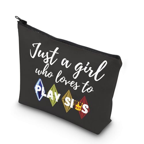 Play Sims Video Game Lover Gift Makeup Bag - Gaming Gift for Girls