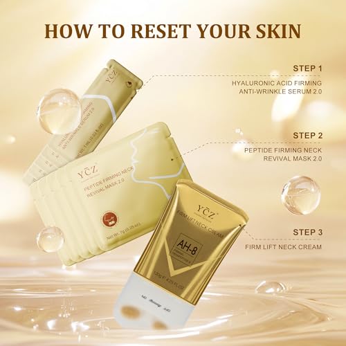Ycz Neck Cream and Mask Set - Firming & Hydrating Neck Care