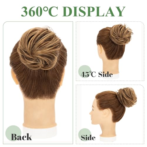 S-noilite Messy Bun Hairpiece for Women 4P27 / S Real Human Hair Natural Style