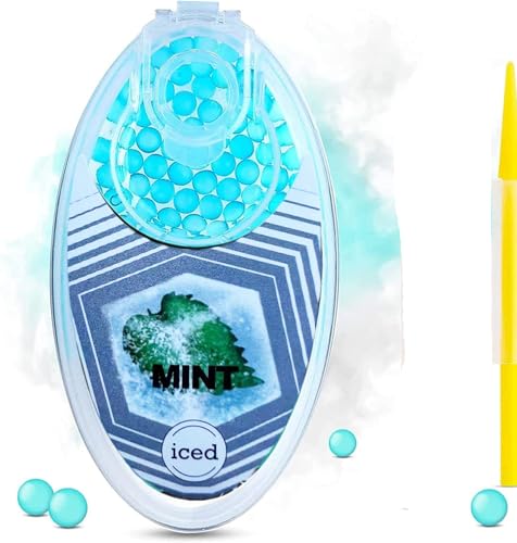 Linpel 200 Mint-Infused Air Freshening Beads for Masks & Spaces - Blue, Crush Balls, Variant 200