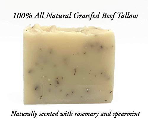 Hunter Cattle Co. Meadow Bloom Tallow Bar Soap - Rosemary & Spearmint 2 Pack