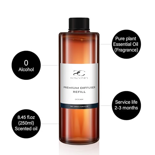 Ocean Scent Diffuser Oil Refill - 250ml Long-Lasting Home Fragrance