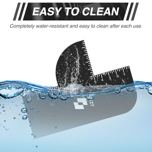 Barber Hairline Shaping Tool Set - 2 Pcs Edge Line Up Card & Comb