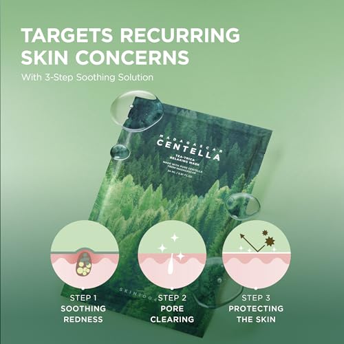 SKIN1004 Tea-Trica Centella Relaxing Face Mask for Oily Skin